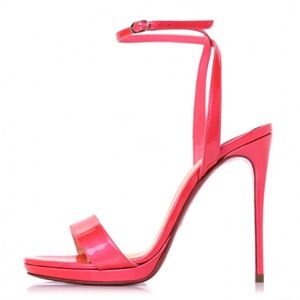 Christian Louboutin Loubi Queen 120 Patent Fluo Metal